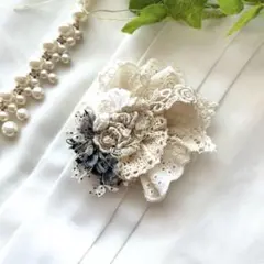 商談中⑤53ミナペルホネン ハンドメイド ブローチアクセサリー コサージュ ⑤53ミナペルホネン ブローチアクセサリー コサージュ ハンドメイド