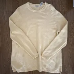 L.L.Bean 淡い黄色 ニット セーター vintageのサムネイル