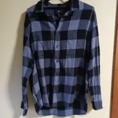 H&M チェック柄ネルシャツ Lサイズ