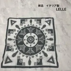 新品 イタリア製 LELLE バンダナ 蛇 スネーク スカーフ ハンカチ シルク
