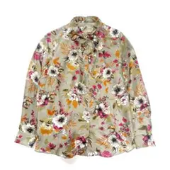 【新品同様】トゥモローランド コレクション シルクフラワーボウタイブラウス 36