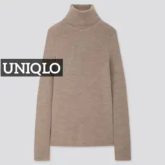 k0279 UNIQLO エクストラファインメリノリブタートルネックセーター