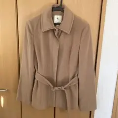 KUMIKYOKU ベージュ ウール ショートコート