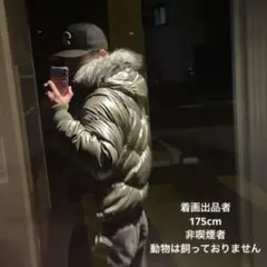 オールドユニクロ ファー ダウンジャケット ミリタリー プレミアム