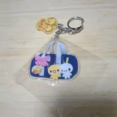 平成メモリーくじ　2連アクリルキーホルダー賞 なっとうちゃん