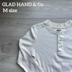 GLAD HAND & Co. ヘンリーネック サーマル 長袖 Tシャツ Mのサムネイル