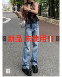 新品未使用❕フレアデニムパンツ[cu161]