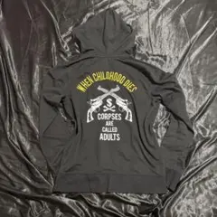 ダブルジップ パーカー