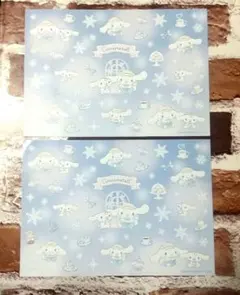 サンリオくじ シナモロール スクラップブック ステッカー2枚セット