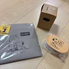 新品未開封 ランチセット スヌーピー 弁当箱 保冷バッグ タンブラー 3点セットのサムネイル