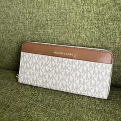〖お値下〗MICHAEL KORS MKロゴ長財布 美品 マイケルコース