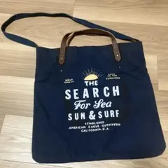 未使用品　トートバッグ ネイビー