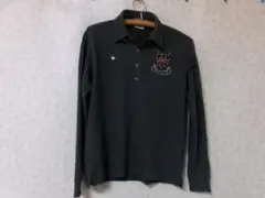 97729　ルコックスポルティフ　長袖ポロシャツ　グレー　M