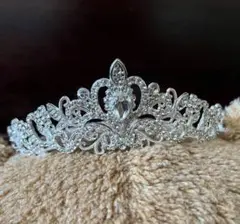 シルバー ティアラ ウェディング用　結婚式