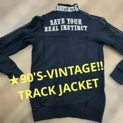 ✙ビンテージ90'S【R.MASTERS】ライダーズ ・トラックジャケット