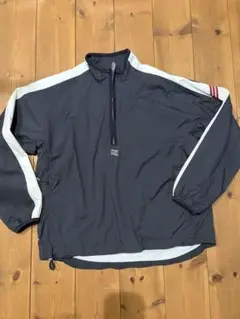 adidas ナイロンジャケット ハーフジップ M