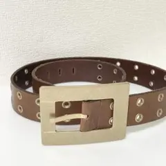 DOLCE&GABBANA ドルガバ　ベルト　ハトメ　スクエア