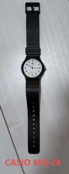 CASIO MQ-24 アナログ腕時計 ブラックのサムネイル