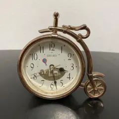 SEIKO　昭和レトロ　アンティーク置き時計　稼働品　目覚まし時計 m9