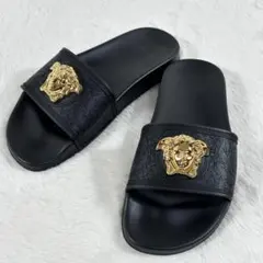 VERSACE ヴェルサーチェ メデューサ サンダル 37 黒のサムネイル