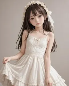 A0196　複数画像有　AIイラスト　同人　美少女　A4ポスター　S1枚