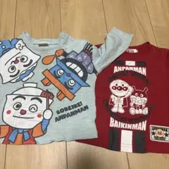 アンパンマン　てんどんまん　どんぶりまんトリオ　長袖　ロンT 80センチ