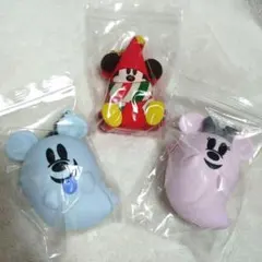 ディズニー☆シリコンバッグチャームケース付き　3個セット