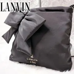 LANVIN en Bleu ランバン ニナ ショルダーバッグ リボン ブラック