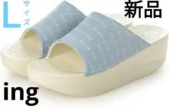 ing 新品 L イング 3E リカバリーミュールサンダル 春夏スポサン 幅広のサムネイル