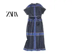 ZARAワンピース　ぺイズリー