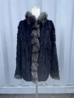gimmick Fur poncho jacket ポンチョ goa LGB - メルカリ