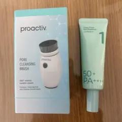ナンバーズイン1番 UVクリーム　新品未使用　おまけ　プロアクティブ　ブラシのサムネイル