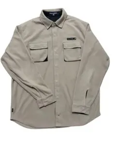 希少 90s ポロスポーツ フリースシャツ LL ベージュ POLO SPORT