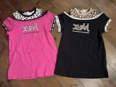 X-girl STAGES 半袖Tシャツ 2枚セット 120cmのサムネイル