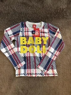 BABY DOLL チェック柄 長袖カットソー 130 新品未使用