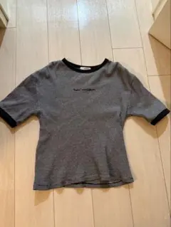 INGNI 半袖Tシャツ ボーダー ロゴ刺繍のサムネイル