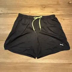 PUMA ブラックショートパンツ L スポーツ ランニングウェア