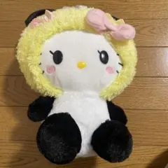 パンダハローキティ 2L リボンフード BIGぬいぐるみ 2012