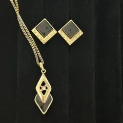 【良品】ピエールカルダン ネックレス＆イヤリングセット　0805007