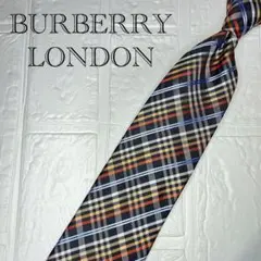 1983 【美品】 バーバリーロンドン ネクタイ チェック