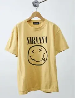 GOOD ROCK SPEED NIRVANA Tシャツ イエローのサムネイル