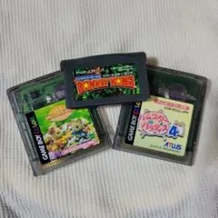 ゲームボーイカラー、アドバンス ソフト 3本セット
