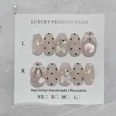 現品 ネイルチップ さくらんぼ フレンチガーリー 量産型 ワンホン ちゅるん