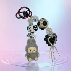 新品未使用 LABUBU ラブブ キャラクター キーホルダー