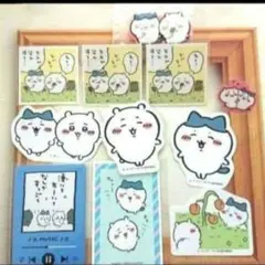 ちいかわ　ハチワレ　デコステッカー　ラバーマグネット　ダイカットステッカー