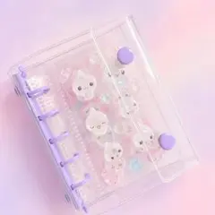 サンリオ ちいかわ　しずくちゃん　シール帳 完成品 バインダー おすそわけ
