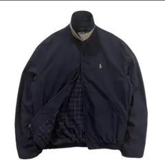 美品 ポロラルフローレン ドリズラージャケット ポニーロゴ ピーチスキン