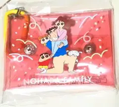クレヨンしんちゃん カラビナ付き ミニクリアポーチ 新品 ポーチ しんちゃん