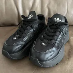 adidas OZGAIA W オズガイア 厚底スニーカー ブラック 25cm