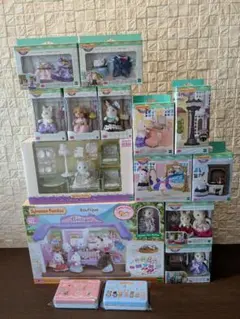 激レア！初期 シルバニアファミリー 1987年 スヤスヤベッドルーム 美品 